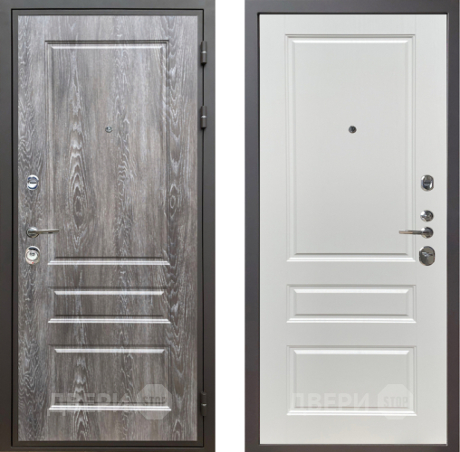 Дверь Шелтер (SHELTER) Комфорт Дуб шале серебро 1 Белый ясень в Егорьевске