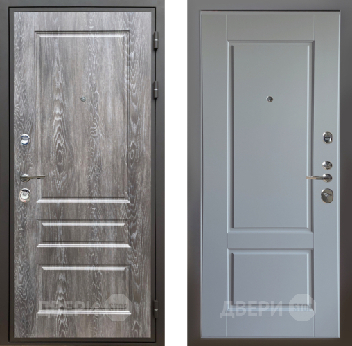 Входная металлическая Дверь Шелтер (SHELTER) Комфорт Дуб шале серебро 6 Силк Маус в Егорьевске