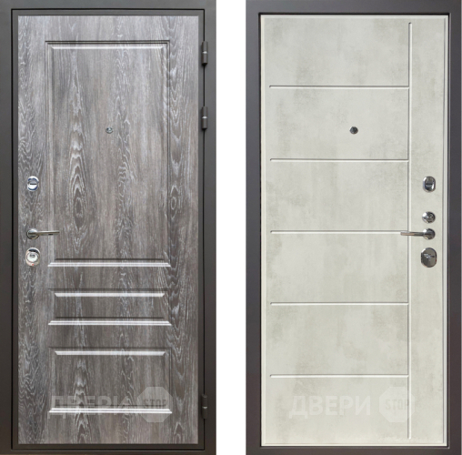 Дверь Шелтер (SHELTER) Комфорт Дуб шале серебро 11 Бетон крем в Егорьевске