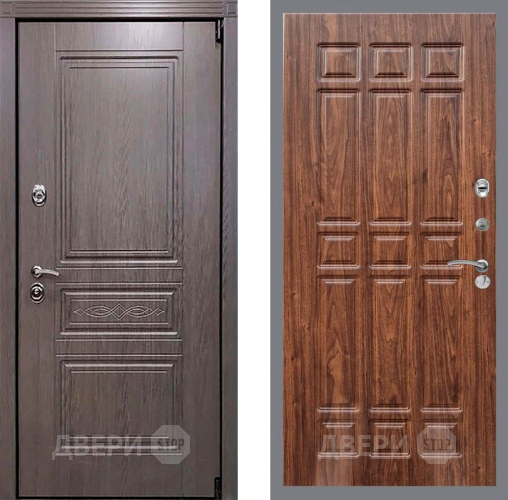 Входная металлическая Дверь Рекс (REX) Пренмиум-S FL-33 орех тисненый в Егорьевске