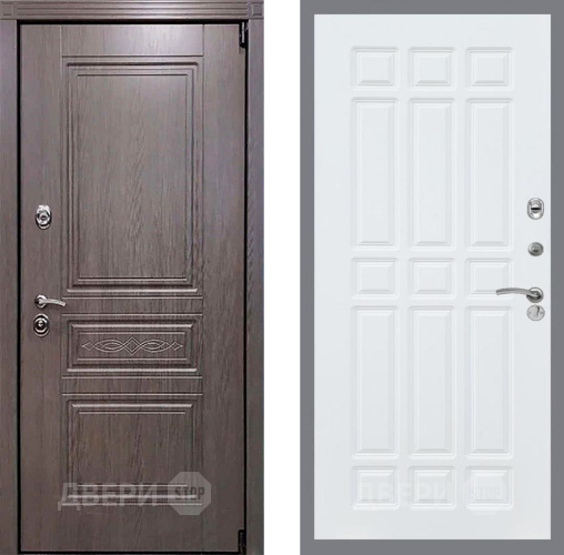 Входная металлическая Дверь Рекс (REX) Пренмиум-S FL-33 Силк Сноу в Егорьевске