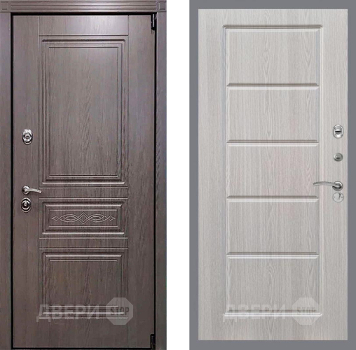 Входная металлическая Дверь Рекс (REX) Пренмиум-S FL-39 Беленый дуб в Егорьевске