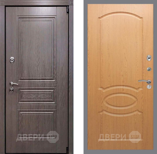 Входная металлическая Дверь Рекс (REX) Пренмиум-S FL-128 Дуб в Егорьевске