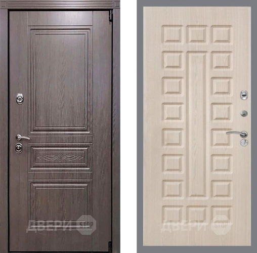 Входная металлическая Дверь Рекс (REX) Пренмиум-S FL-183 Беленый дуб в Егорьевске