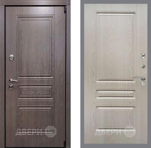 Входная металлическая Дверь Рекс (REX) Пренмиум-S FL-243 Беленый дуб в Егорьевске