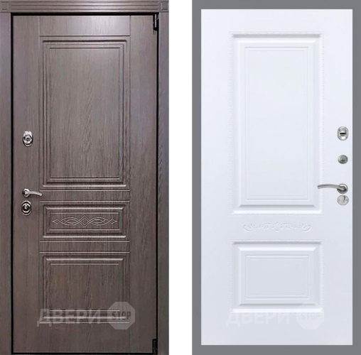 Входная металлическая Дверь Рекс (REX) Пренмиум-S Смальта Силк Сноу в Егорьевске