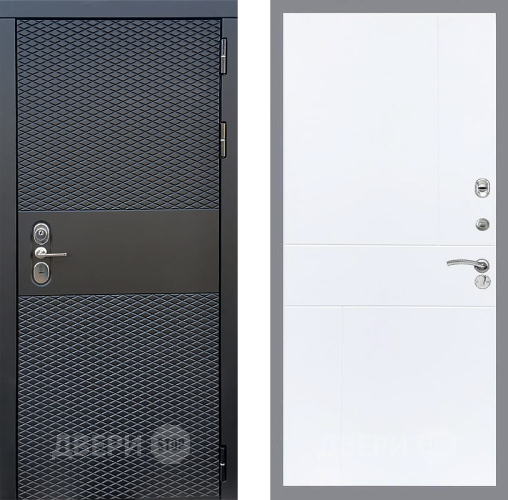 Входная металлическая Дверь Стоп БЛЭК CISA ФЛ-290 Силк Сноу в Егорьевске