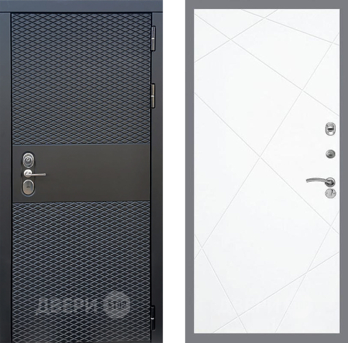 Входная металлическая Дверь Стоп БЛЭК CISA ФЛ-291 Силк Сноу в Егорьевске