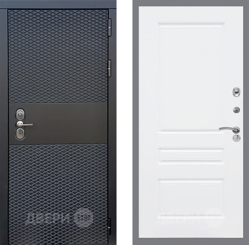Дверь Стоп БЛЭК CISA ФЛ-243 Силк Сноу в Егорьевске