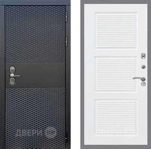 Дверь Стоп БЛЭК CISA ФЛ-1 Силк Сноу в Егорьевске