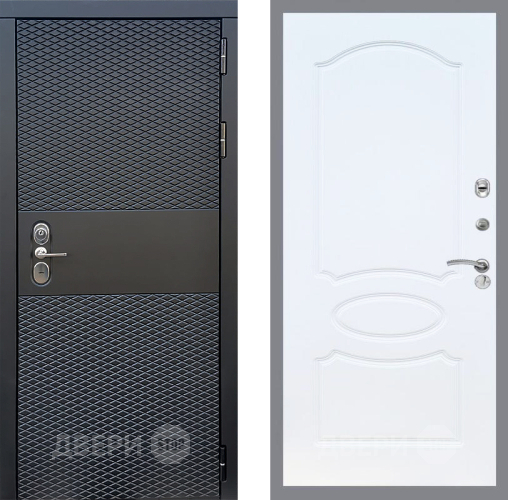 Входная металлическая Дверь Стоп БЛЭК CISA ФЛ-128 Белый ясень в Егорьевске