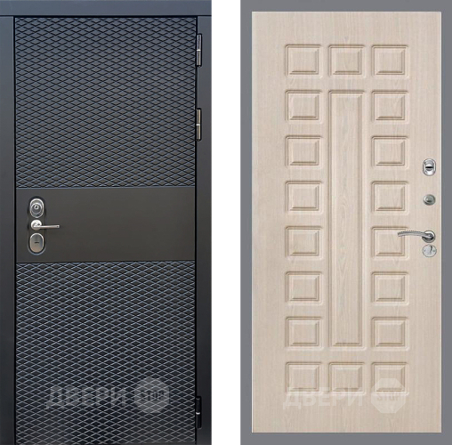 Входная металлическая Дверь Стоп БЛЭК CISA ФЛ-183 Беленый дуб в Егорьевске