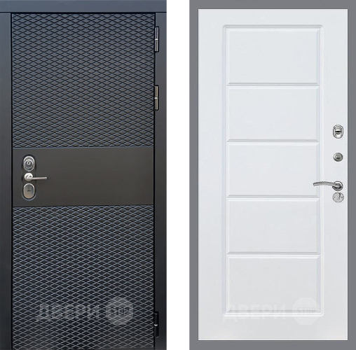 Входная металлическая Дверь Стоп БЛЭК CISA ФЛ-39 Силк Сноу в Егорьевске