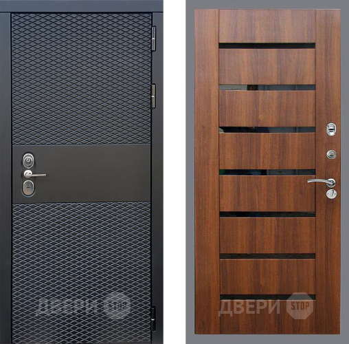 Входная металлическая Дверь Стоп БЛЭК CISA СБ-14 Орех бренди в Егорьевске