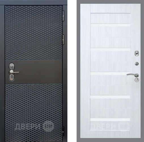 Входная металлическая Дверь Стоп БЛЭК CISA СБ-14 Сандал белый в Егорьевске