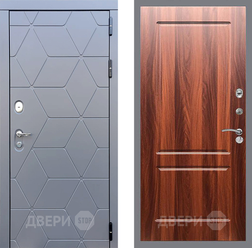 Входная металлическая Дверь Стоп КОСМО ФЛ-117 Итальянский орех в Егорьевске
