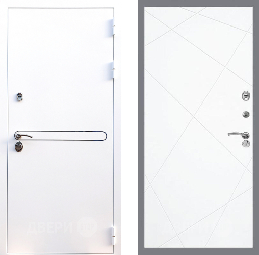 Входная металлическая Дверь Стоп Лайн Вайт ФЛ-291 Силк Сноу в Егорьевске