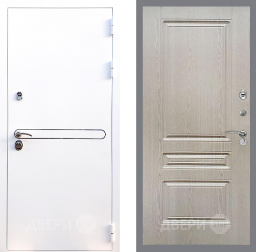 Входная металлическая Дверь Стоп Лайн Вайт ФЛ-243 Беленый дуб в Егорьевске