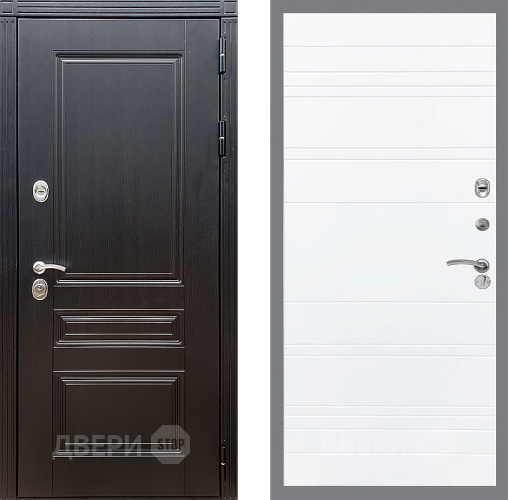 Входная металлическая Дверь Стоп МЕГАПОЛИС Лайн Силк Сноу в Егорьевске