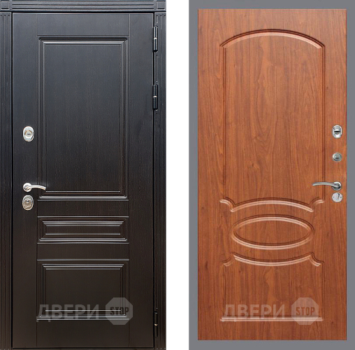 Входная металлическая Дверь Стоп МЕГАПОЛИС ФЛ-128 Береза мореная в Егорьевске