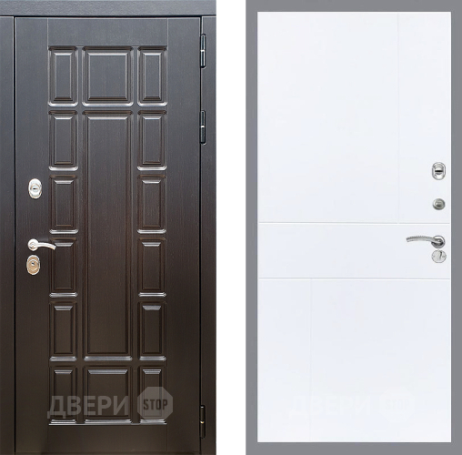 Входная металлическая Дверь Стоп НЬЮ ЙОРК ФЛ-290 Силк Сноу в Егорьевске