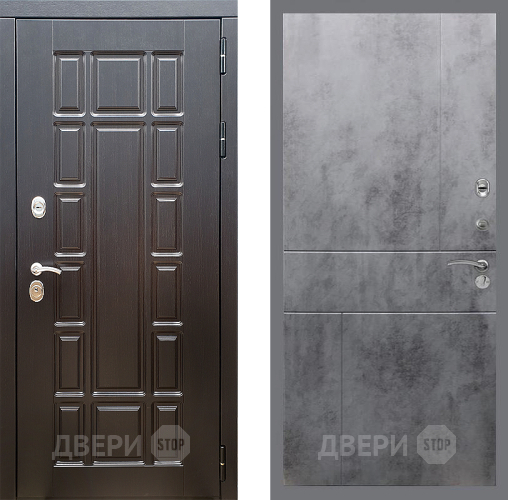 Дверь Стоп НЬЮ ЙОРК ФЛ-290 Бетон темный в Егорьевске