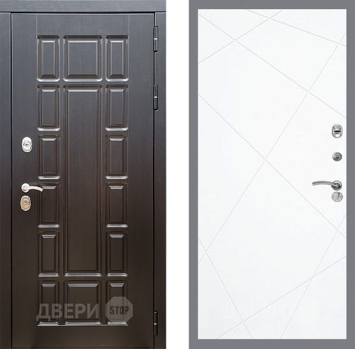 Входная металлическая Дверь Стоп НЬЮ ЙОРК ФЛ-291 Силк Сноу в Егорьевске