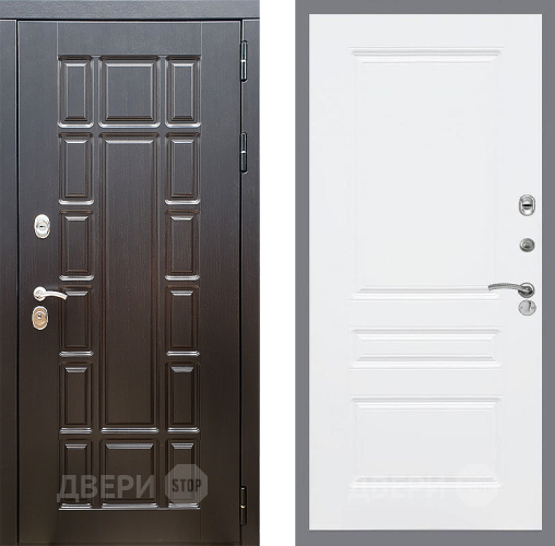 Входная металлическая Дверь Стоп НЬЮ ЙОРК ФЛ-243 Силк Сноу в Егорьевске