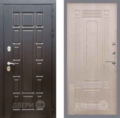 Входная металлическая Дверь Стоп НЬЮ ЙОРК ФЛ-2 Беленый дуб в Егорьевске