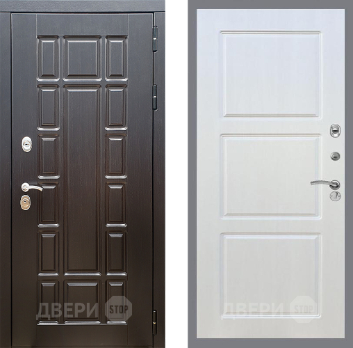 Входная металлическая Дверь Стоп НЬЮ ЙОРК ФЛ-3 Лиственница беж в Егорьевске