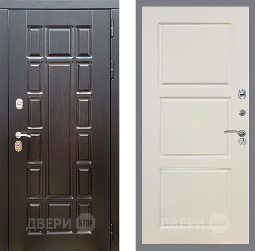 Входная металлическая Дверь Стоп НЬЮ ЙОРК ФЛ-3 Шампань в Егорьевске