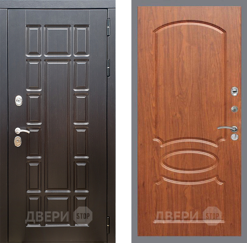 Входная металлическая Дверь Стоп НЬЮ ЙОРК ФЛ-128 Береза мореная в Егорьевске