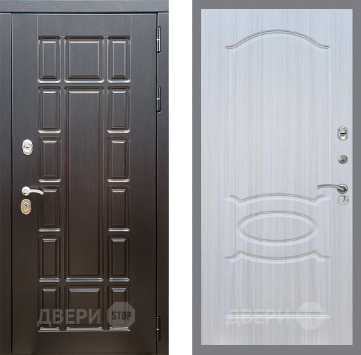 Входная металлическая Дверь Стоп НЬЮ ЙОРК ФЛ-128 Сандал белый в Егорьевске