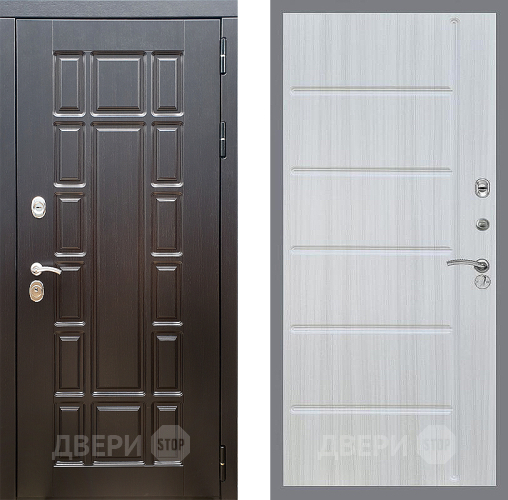 Входная металлическая Дверь Стоп НЬЮ ЙОРК ФЛ-102 Сандал белый в Егорьевске