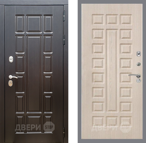 Входная металлическая Дверь Стоп НЬЮ ЙОРК ФЛ-183 Беленый дуб в Егорьевске