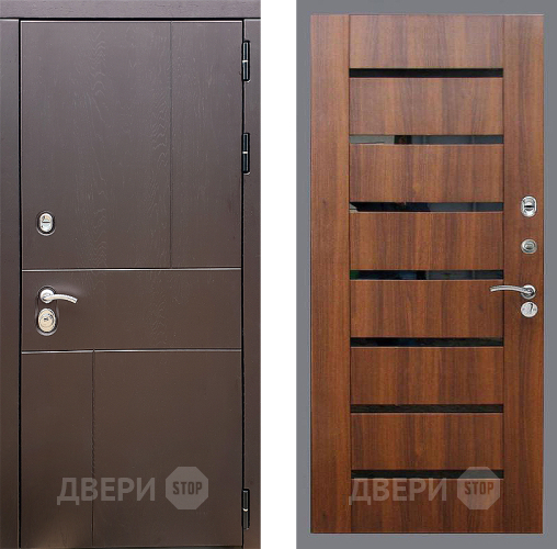 Входная металлическая Дверь Стоп УРБАН СБ-14 Орех бренди в Егорьевске