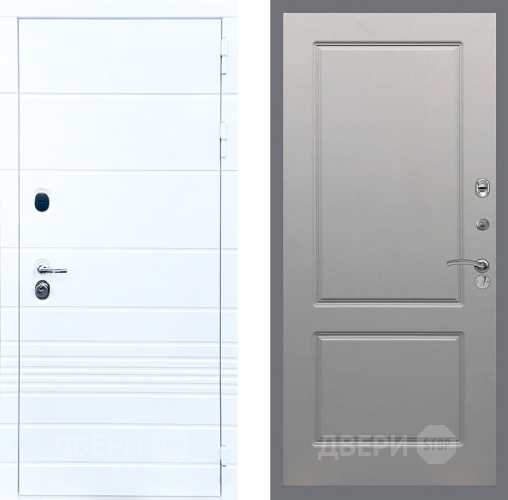 Входная металлическая Дверь Стоп ТРЕНДО ФЛ-117 Грей софт в Егорьевске