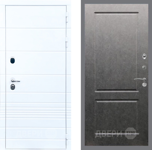 Входная металлическая Дверь Стоп ТРЕНДО ФЛ-117 Штукатурка графит в Егорьевске