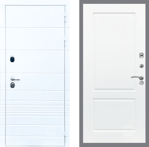 Входная металлическая Дверь Стоп ТРЕНДО ФЛ-117 Силк Сноу в Егорьевске