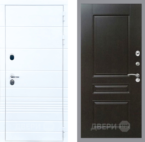 Дверь Стоп ТРЕНДО ФЛ-243 Венге в Егорьевске