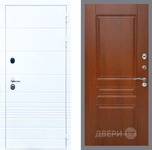 Входная металлическая Дверь Стоп ТРЕНДО ФЛ-243 Итальянский орех в Егорьевске