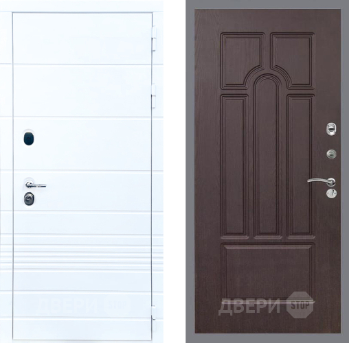 Входная металлическая Дверь Стоп ТРЕНДО ФЛ-58 Венге в Егорьевске