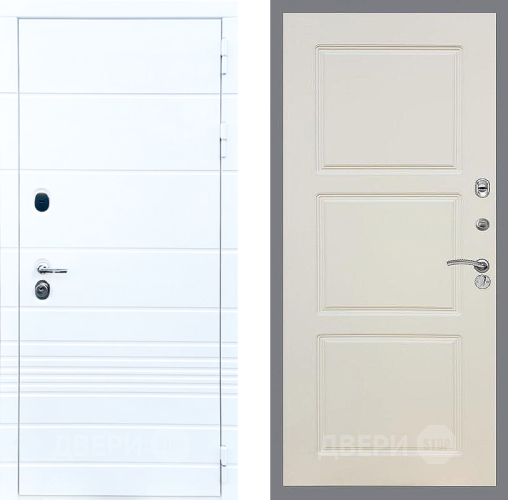 Входная металлическая Дверь Стоп ТРЕНДО ФЛ-3 Шампань в Егорьевске