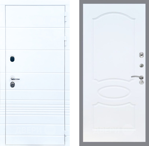 Дверь Стоп ТРЕНДО ФЛ-128 Белый ясень в Егорьевске