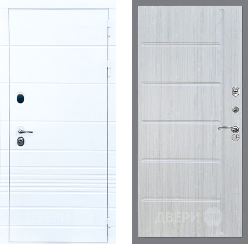 Входная металлическая Дверь Стоп ТРЕНДО ФЛ-102 Сандал белый в Егорьевске