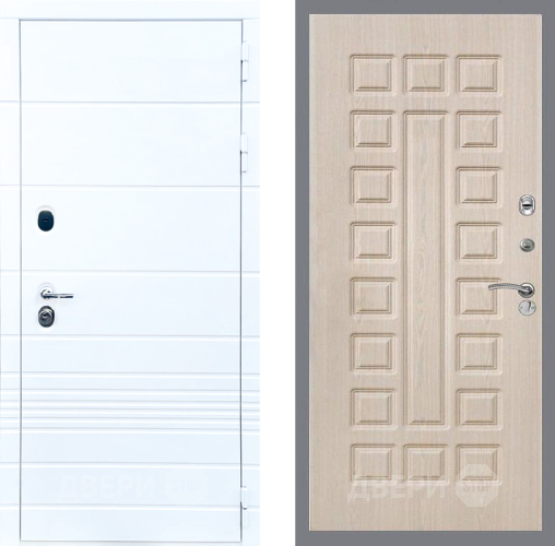 Входная металлическая Дверь Стоп ТРЕНДО ФЛ-183 Беленый дуб в Егорьевске