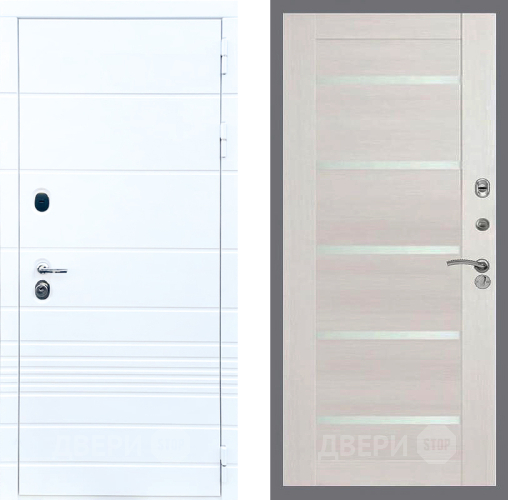 Входная металлическая Дверь Стоп ТРЕНДО СБ-14 Лиственница беж в Егорьевске