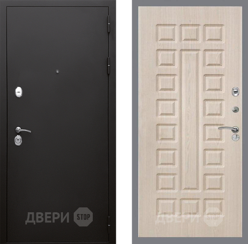 Входная металлическая Дверь Стоп КЛАССИК Шагрень ФЛ-183 Беленый дуб в Егорьевске