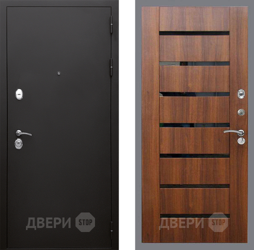 Входная металлическая Дверь Стоп КЛАССИК Шагрень СБ-14 Орех бренди в Егорьевске