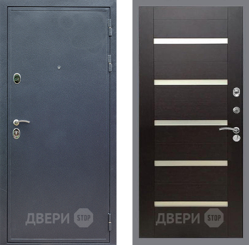 Входная металлическая Дверь Стоп СИЛЬВЕР СБ-14 венге поперечный в Егорьевске